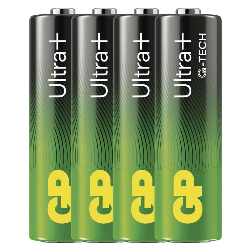 GP Alkalická batéria ULTRA PLUS AA (LR6) - 4ks 