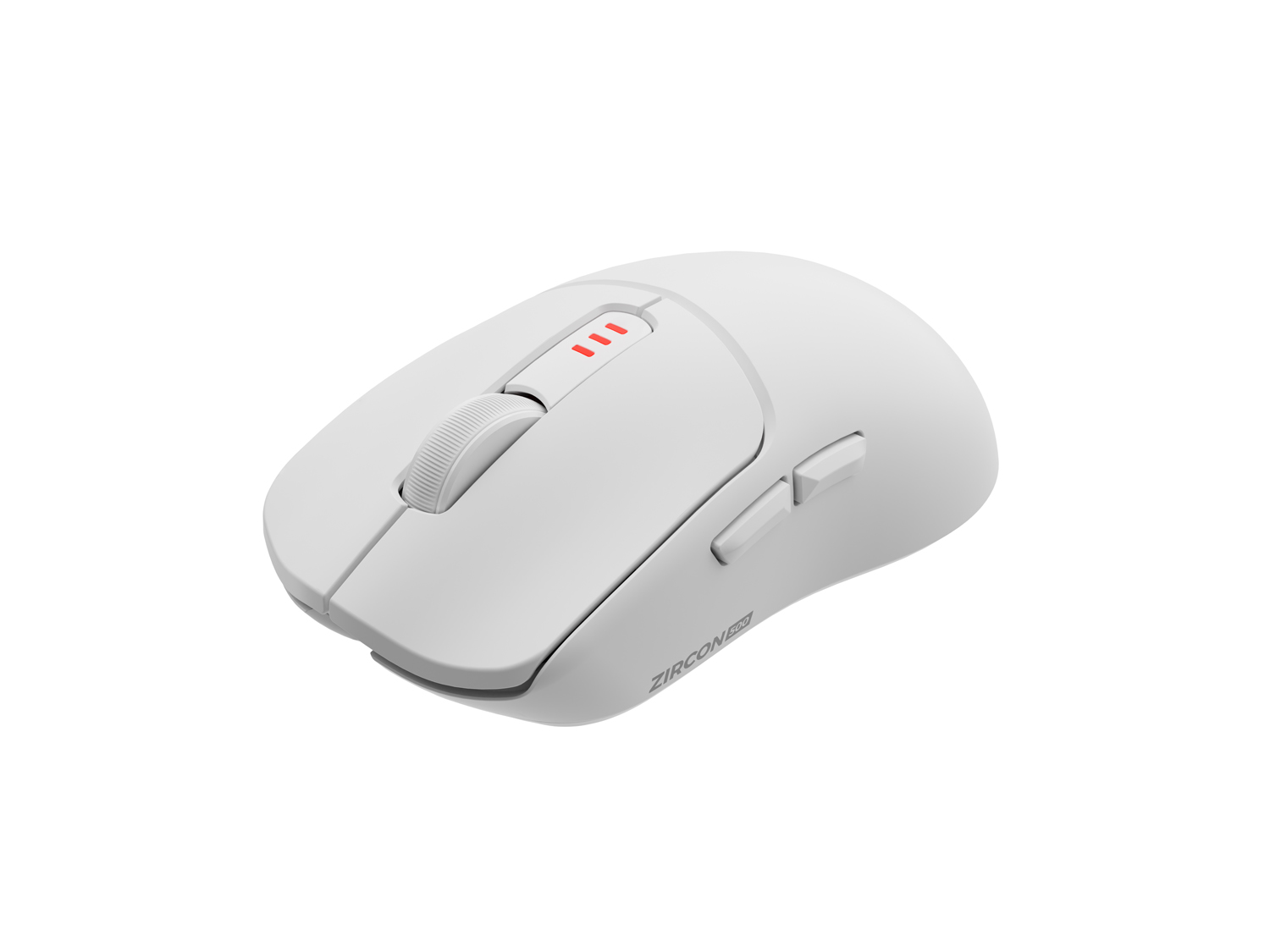 Genesis herní myš ZIRCON 500/ Herní/ Optická/ 10 000DPI/ Bezdrátová USB + Bluetooth/ Bílá 