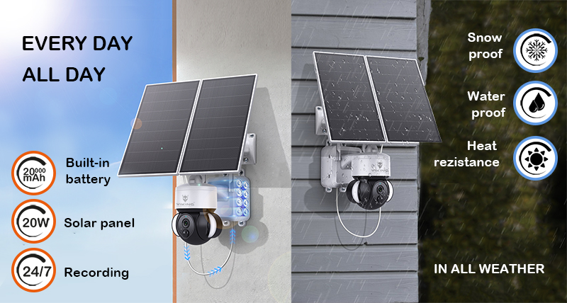 Solárna HD kamera Viking HDs03 4G 