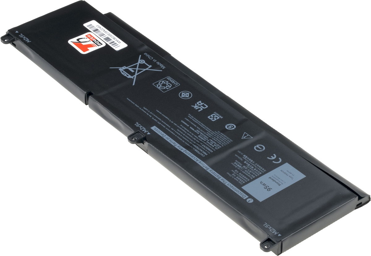 Batéria T6 Power pre Dell Precision 7550, 7560, 7750, 7760, 8300mAh, 95Wh, 6cell, Li-pol 