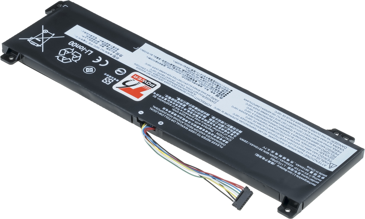 Batéria T6 Power pre Lenovo V130-15IKB, V330-15ISK, V330-15IKB, int., 4030mAh, 30Wh, 2cell, Li-poly 