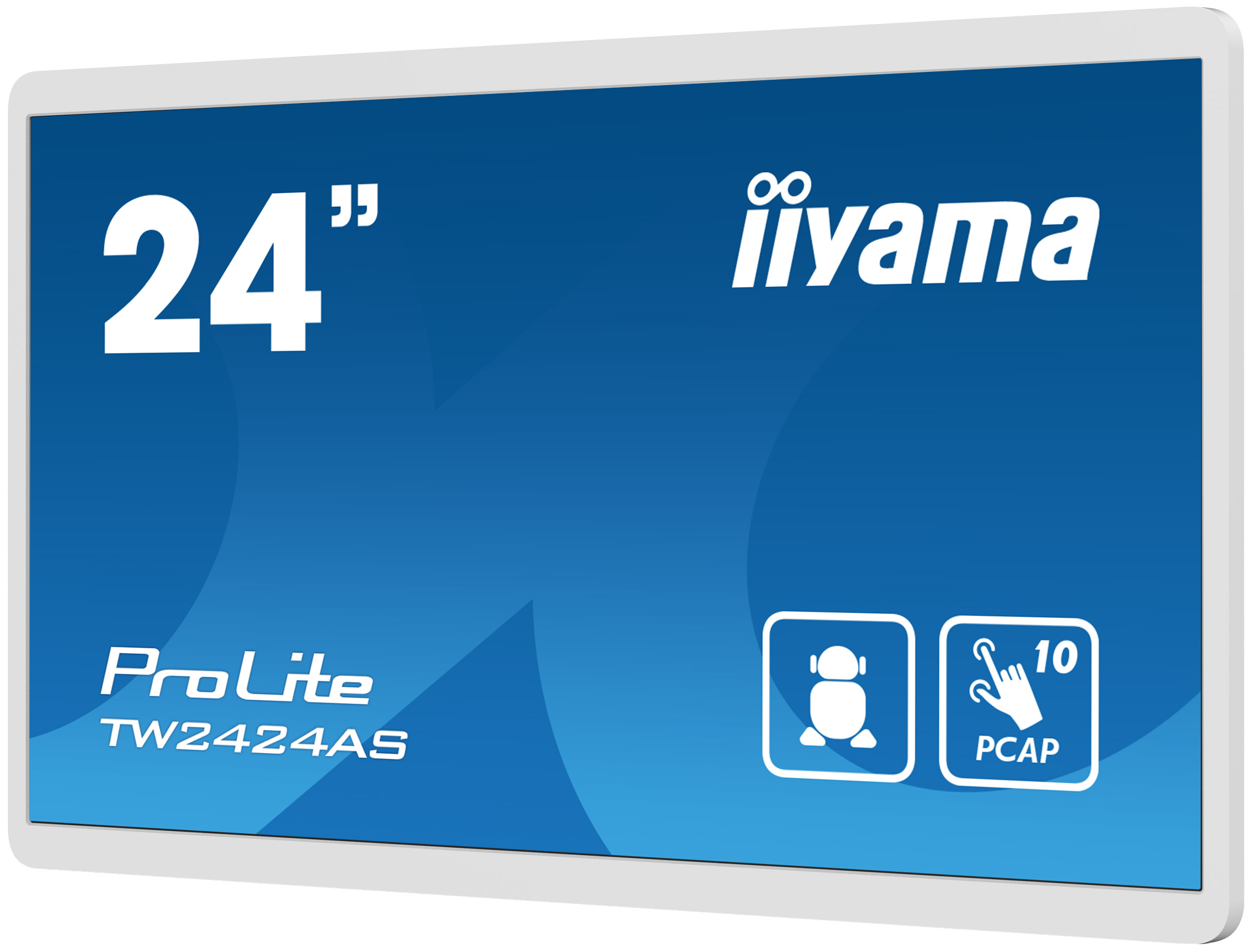 24" iiyama TW2424AS-W1: PCAP, Android 12, FHD 