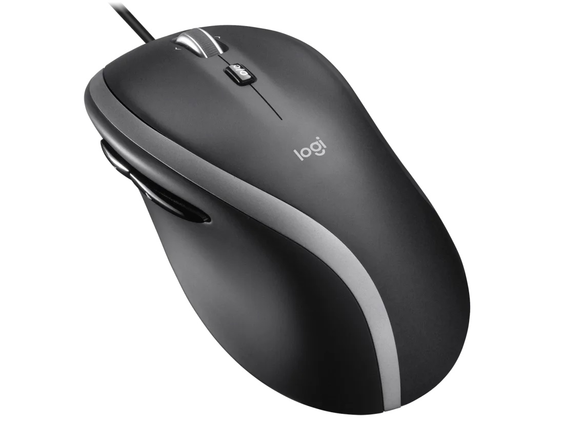 Logitech M500s/ Kancelářská/ Optická/ Pro praváky/ 4 000DPI/ Drátová USB/ Černá 