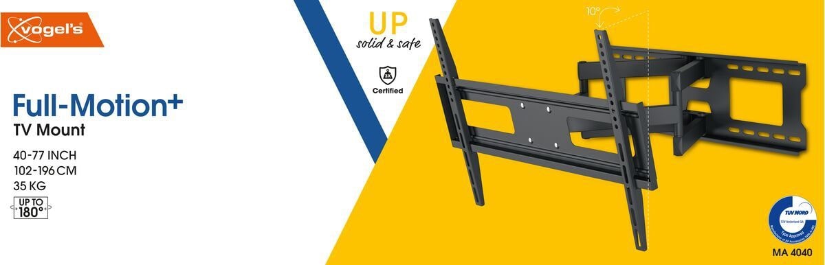 Vogel&quot;s MA4040, dvojité TV rameno so 4 kĺbmi pre 40-77", 35 kg 
