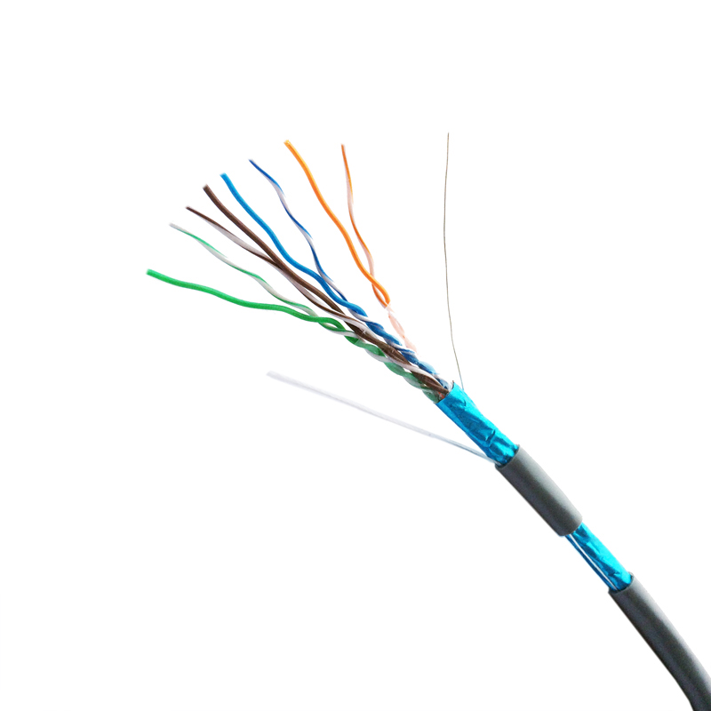DATACOM FTP Cat5e PVC kabel 100m (lanko) šedý 