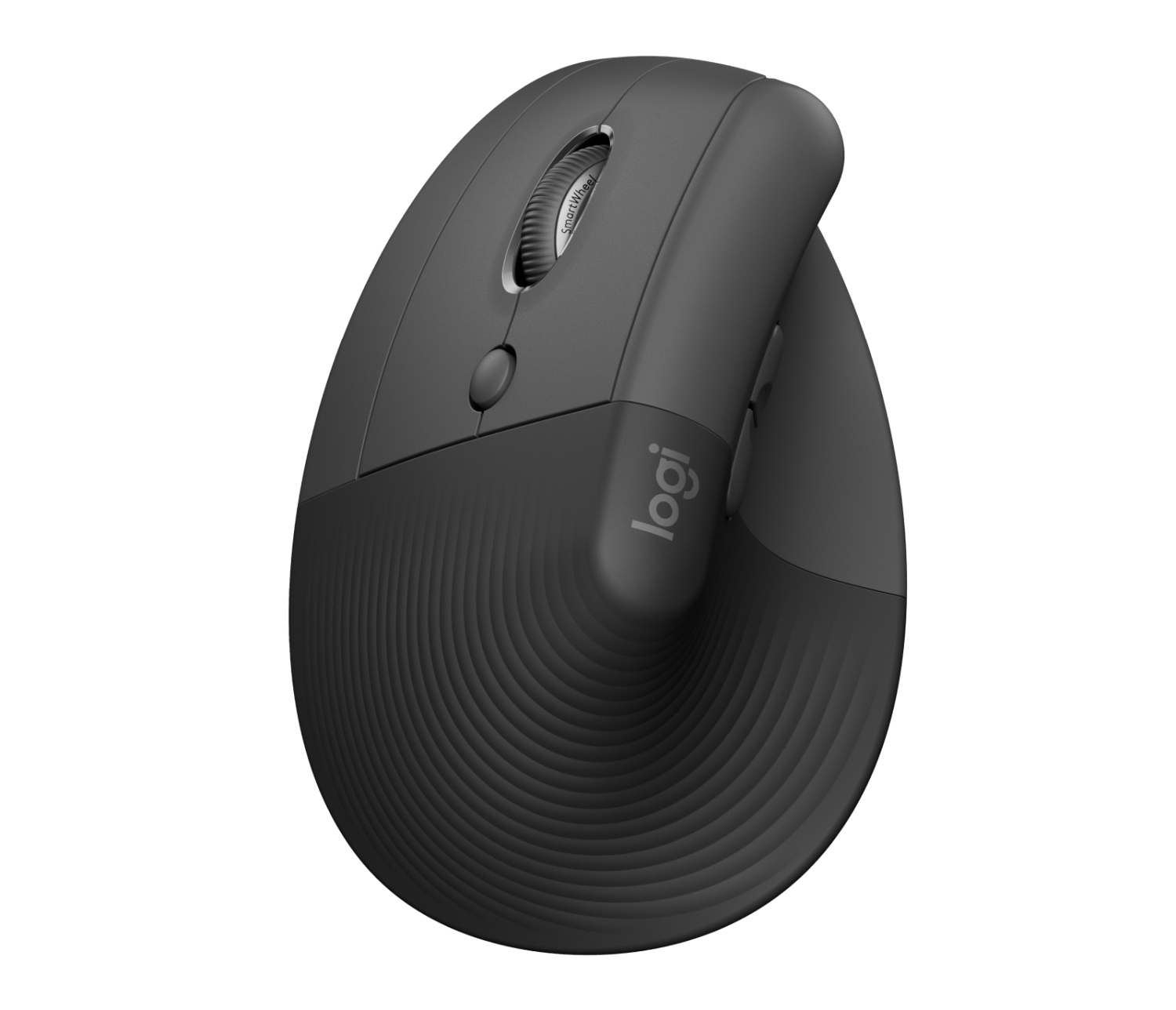 LOGITECH Lift For Business/ Ergonomická/ Optická/ Pro leváky/ 4 000DPI/ Bezdrátová USB + Bluetooth/ Grafit