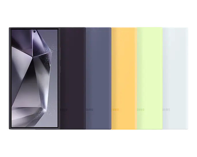 Samsung Silikónový zadný kryt S24 Ultra Dark Violet 