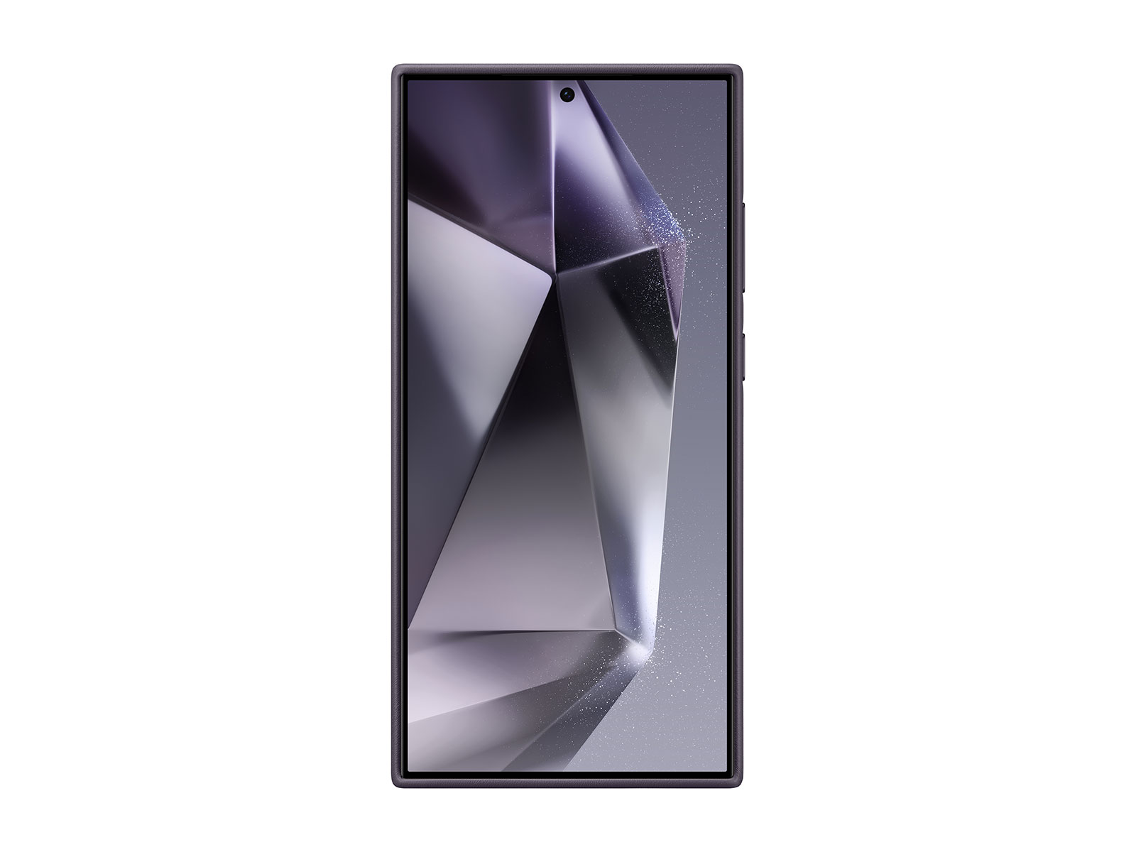 Samsung Zadný kryt z vegánskej kože S24 Ultra Dark Violet 