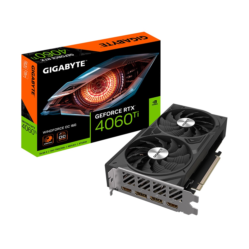 GIGABYTE GeForce RTX 4060 Ti WINDFORCE/ OC/ 16GB/ GDDR6 