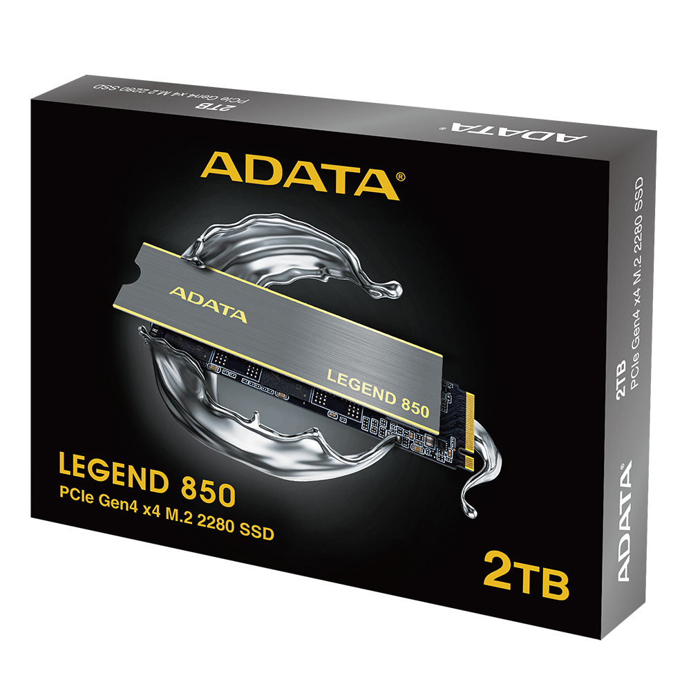 ADATA LEGEND 850/ 2TB/ SSD/ M.2 NVMe/ Zlatá/ Heatsink/ 5R 