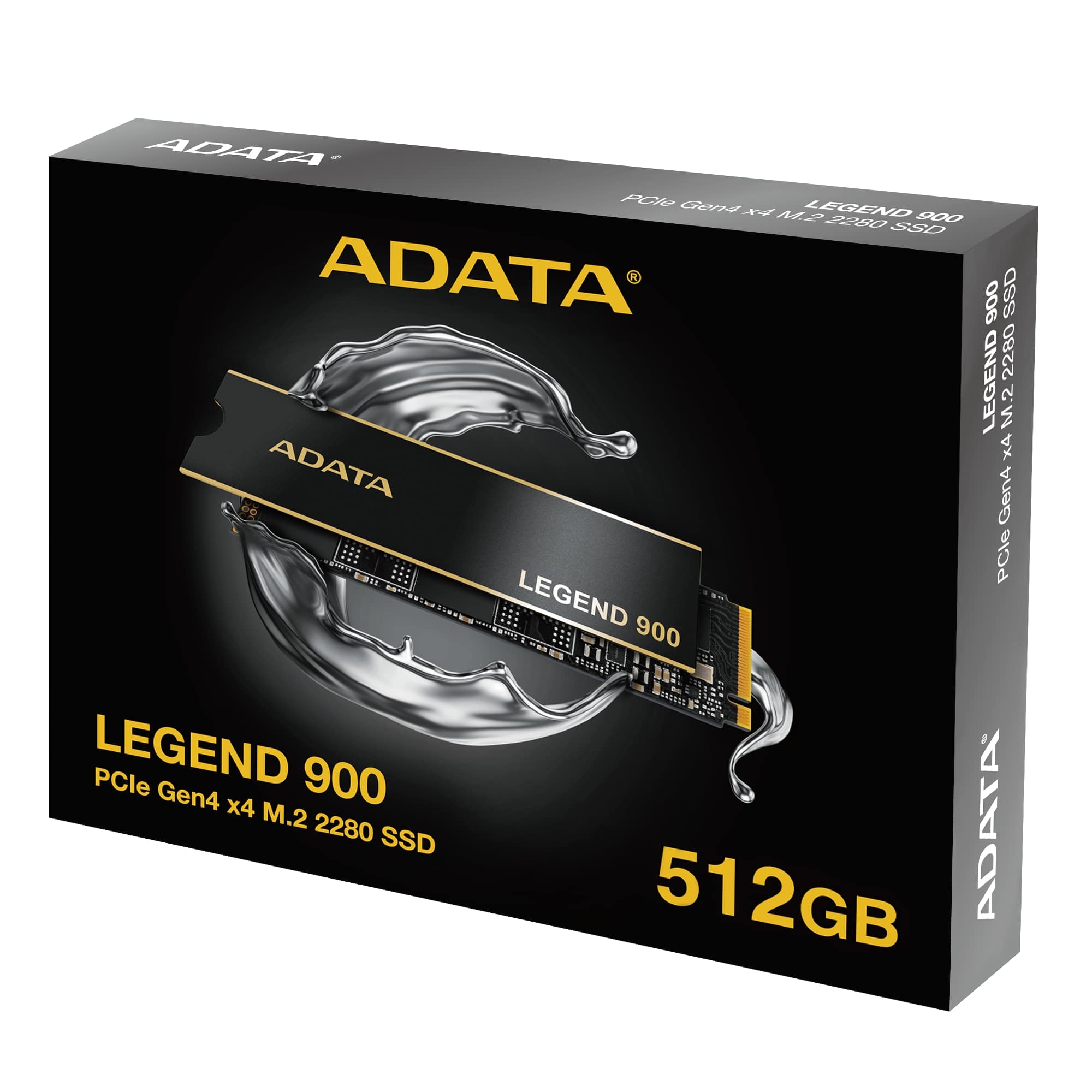 ADATA LEGEND 900/ 512GB/ SSD/ M.2 NVMe/ Čierna/ Heatsink/ 5R 