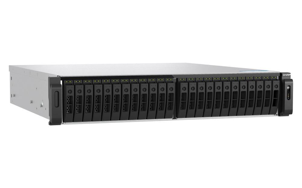 QNAP TS-h3077AFU-R7-64G (Ryzén Pro 5, 3GHz, ZFS, 64GB DDR5 RAM, 30x 2, 5" SATA, 2x 2, 5GbE, 2x 10GbE) 