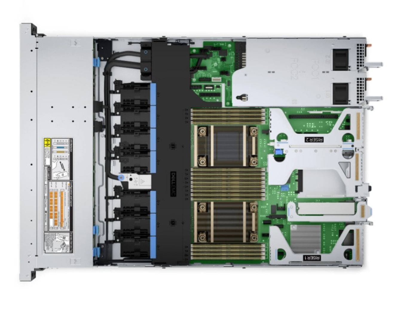 Dell Server PowerEdge R450 Xeon 4309Y/ 16GB/ 1x 480GB SSD/ 8x2.5"/ H755/ 2x 1100W/ 3NBD Basic 