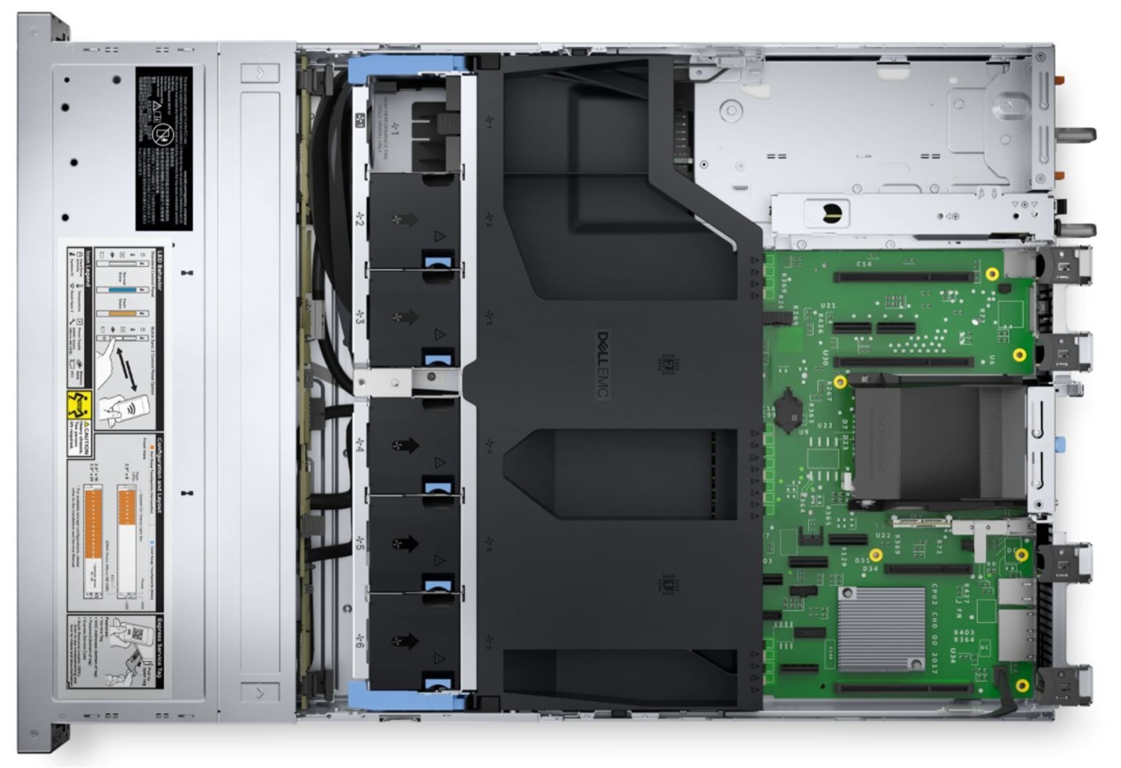 Dell Server PowerEdge R550 Xeon Silver 4309Y/ 16G/ 1x480 SSD/ 8x3, 5"/ 2xSFP+/ 2x1100W/ 3Y NBD 