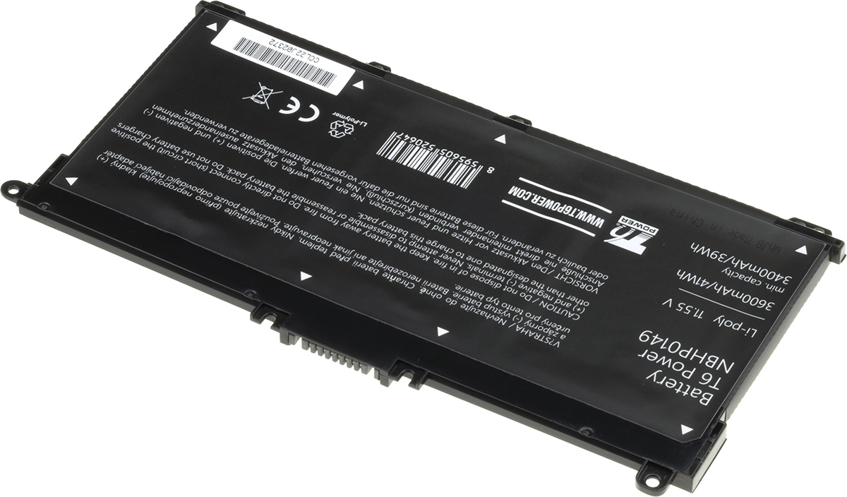 Batéria T6 Power HP 250 G7, 255 G7, 15-cs000, 15-da000, 17-by000, 3600mAh, 41Wh, 3cell, Li-pol 