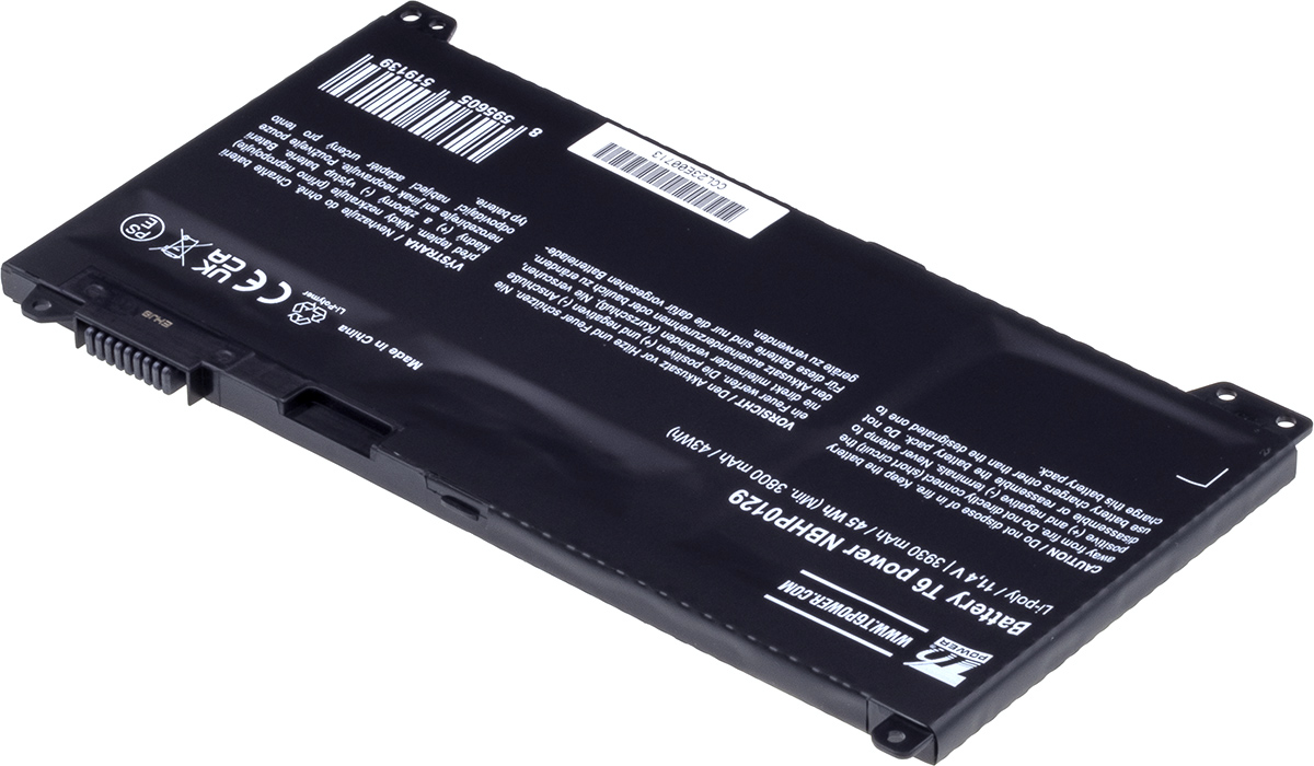 Batéria T6 Power HP ProBook 430 G4/ G5, 440 G4/ G5, 450 G4/ G5, 470 G4/ G5, 3930mAh, 45Wh, 3cell, Li-pol 