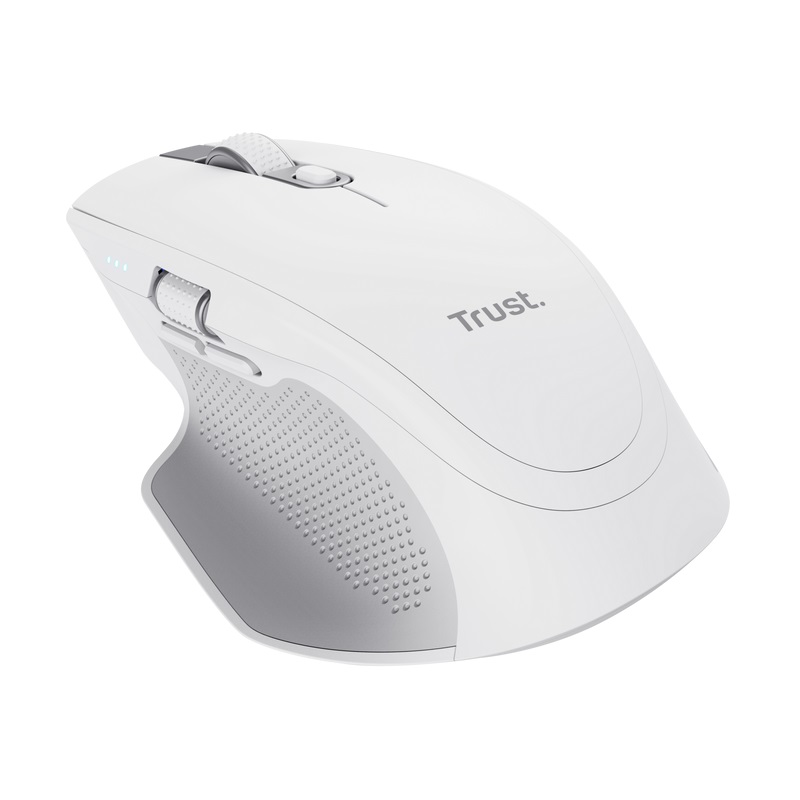 Trust Ozaa+/ Kancelárska/ Optická/ Pre pravákov/ 3 200 DPI/ USB+BT/ Biela 
