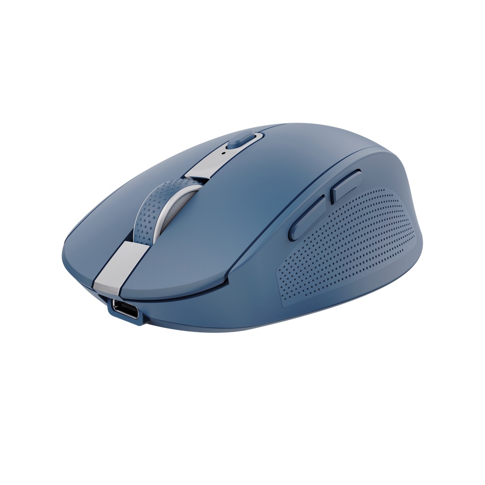 Trust Ozaa/ Kancelárska/ Optická/ Pre pravákov/ 3 200 DPI/ USB+BT/ Modrá 