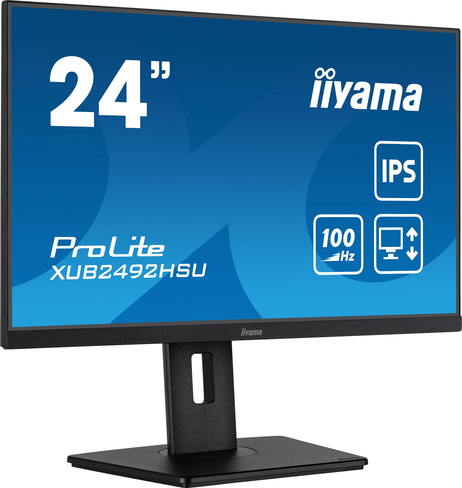 iiyama ProLite/ XUB2492HSU-B6/ 23, 8"/ IPS/ FHD/ 100Hz/ 0, 4ms/ Black/ 3R 