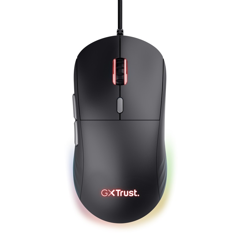 Trust GXT 925 REDEX II/ Herná/ Laserová/ Pre pravákov/ 10 000 DPI/ Drôtová USB/ Čierna