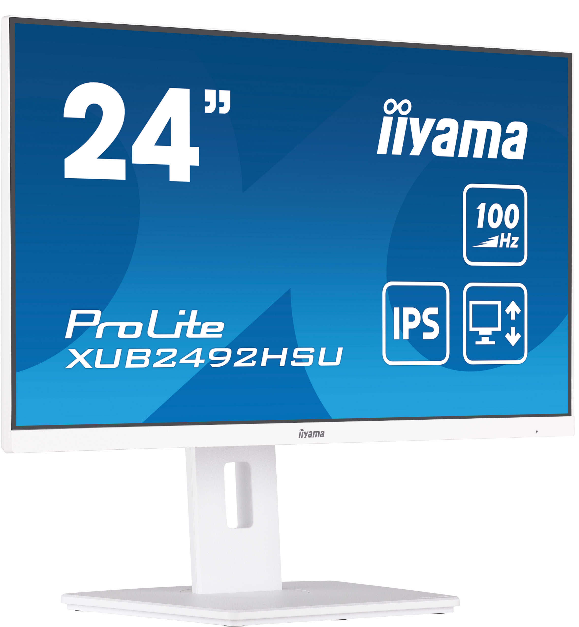 iiyama ProLite/ XUB2492HSU-W6/ 23, 8"/ IPS/ FHD/ 100Hz/ 0, 4ms/ White/ 3R 