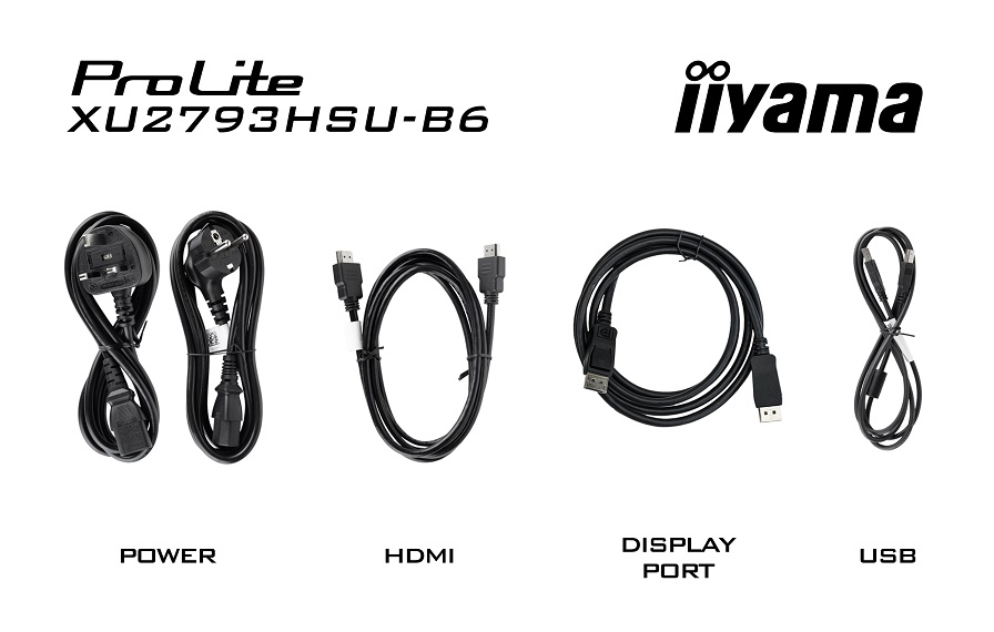 iiyama ProLite/ XU2793HSU-B6/ 27"/ IPS/ FHD/ 100Hz/ 1ms/ Black/ 3R 