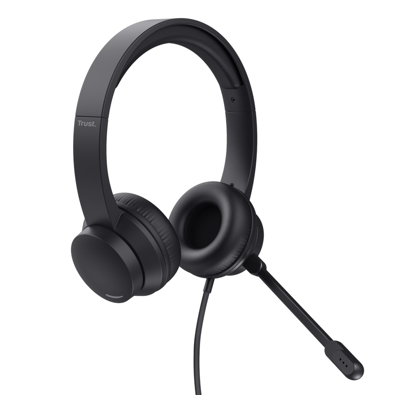 TRUST sluchátka s mikrofonem Ayda PC headset, USB 
