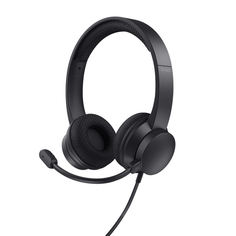 Trust HS-260/ Stereo/ USB/ Drôt/ Čierna 