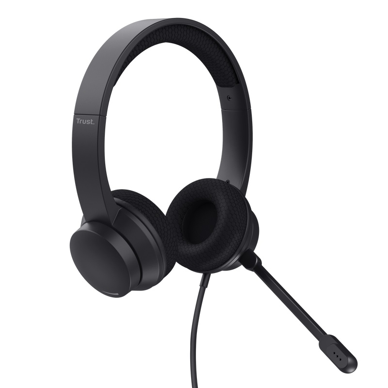 Trust HS-260/ Stereo/ USB/ Drôt/ Čierna 