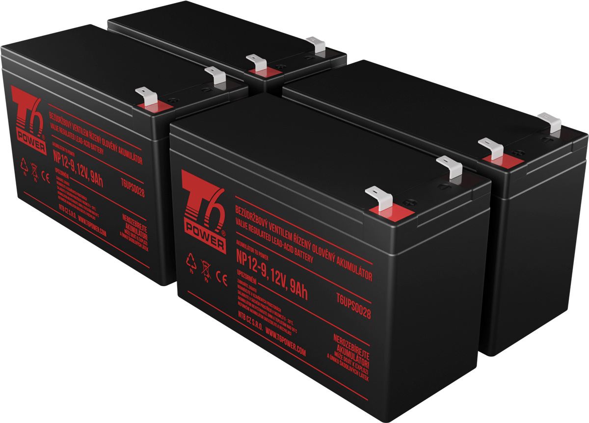 T6 Power RBC24, RBC115, RBC116, RBC132, RBC133, RBC57, RBC159 - batérie KIT