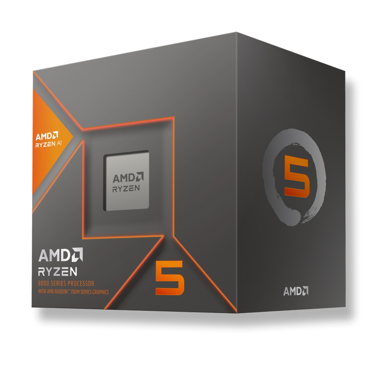 AMD, Ryzen 5 8500G, Processor BOX, soc. AM5, 65W, Radeon Graphics, s Wraith Stealth chladičom