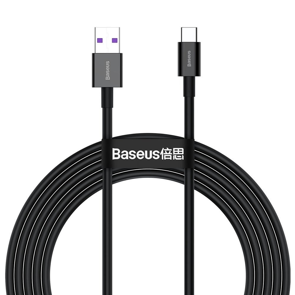 Baseus Datový kabel Superior Series USB/ USB-C 66W 2m (11V 6A) černý