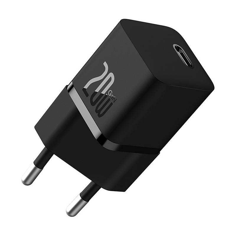 Baseus Rýchlonabíjačka do siete GaN5 Mini 20W EU čierna 