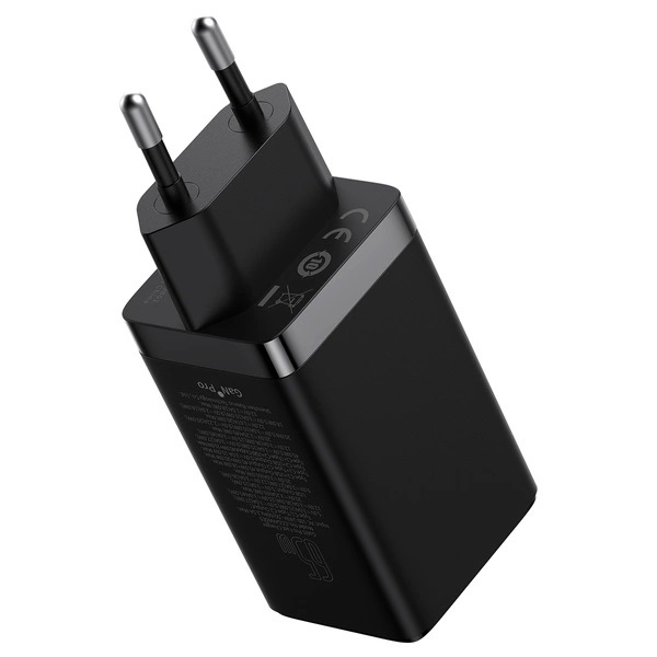 Baseus Rýchlonabíjačka do siete GaN5 Pro 65W EU čierna 