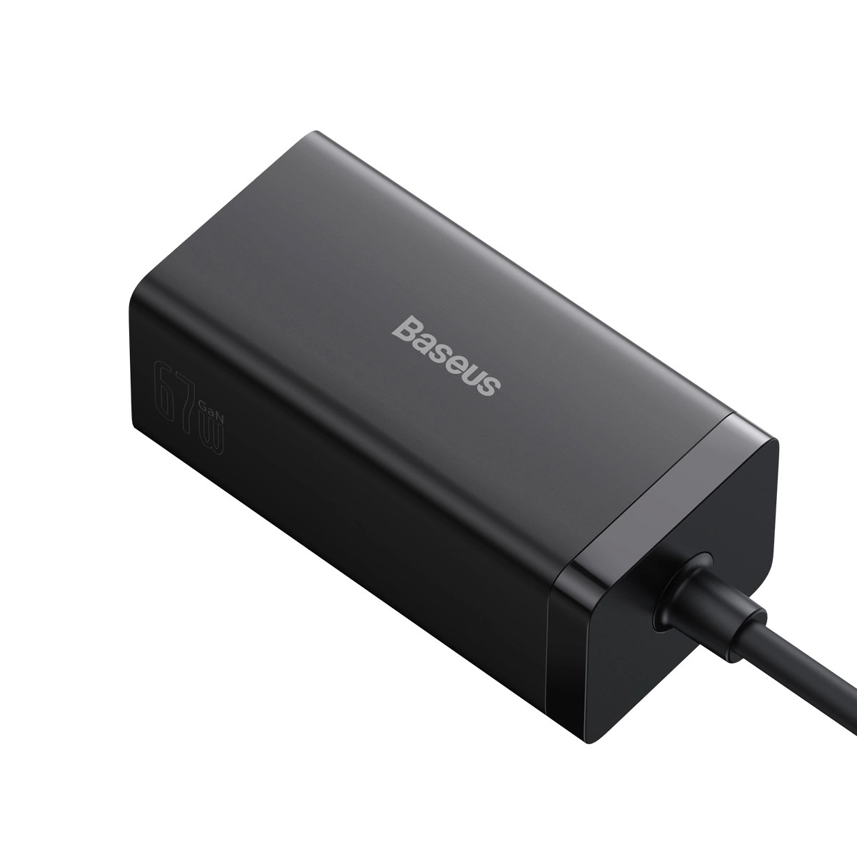 Baseus Nabíječka do sítě GaN5 Pro 2x USB-C/ USB-A/ HDMI 67W kabel 1.5m/ USB-C kabel 1m černá 
