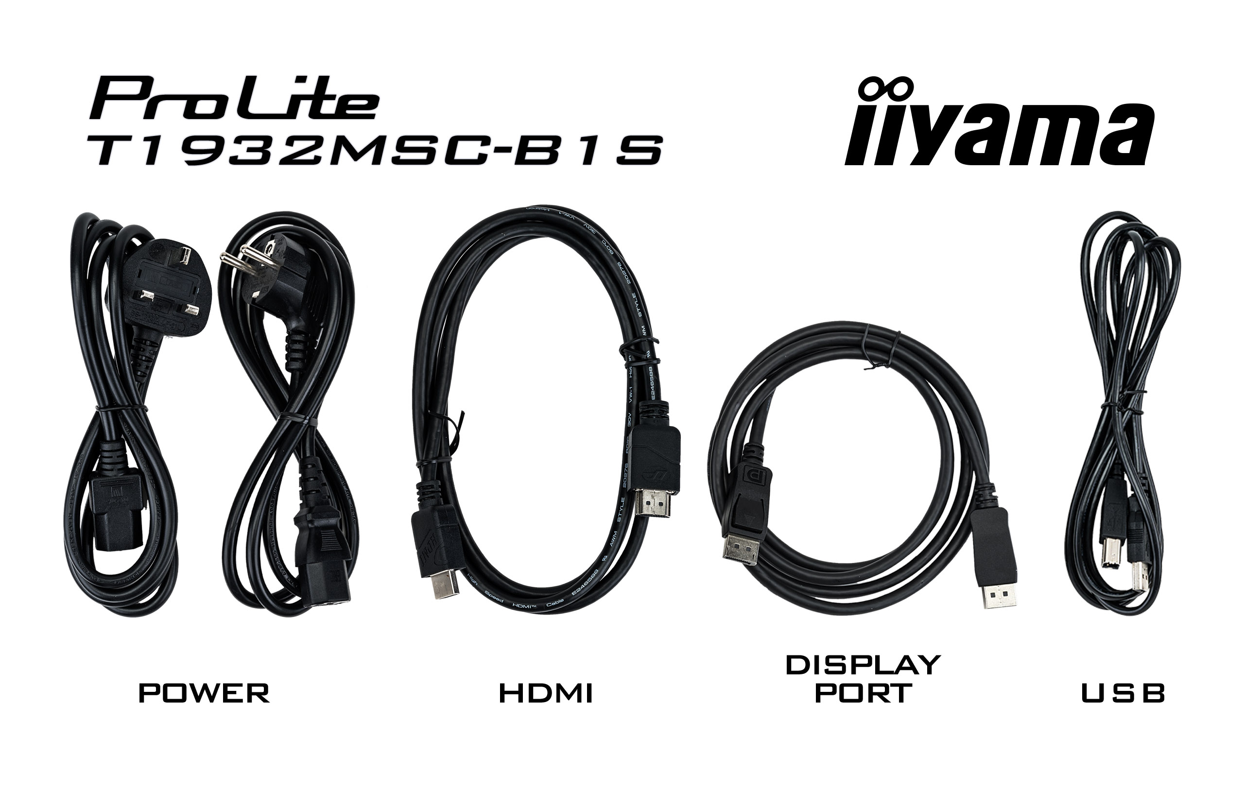 19" iiyama T1932MSC-B1S: IPS, SXGA, PCAP, HDMI, DP 