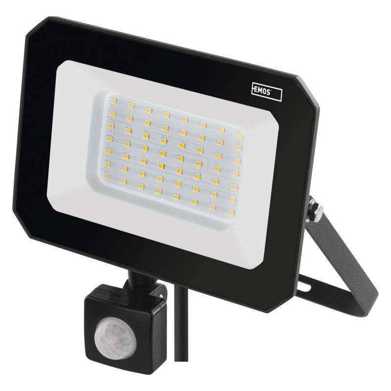 EMOS LED REFLEKTOR SIMPO 50W, 5000Lm, 4000K, PIR 