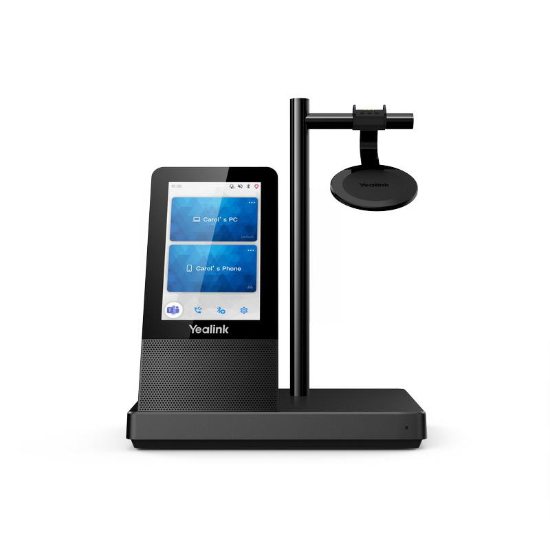 Yealink WH66 Mono DECT základňa s dotykovým LCD a náhlavnou súpravou na jedno ucho 