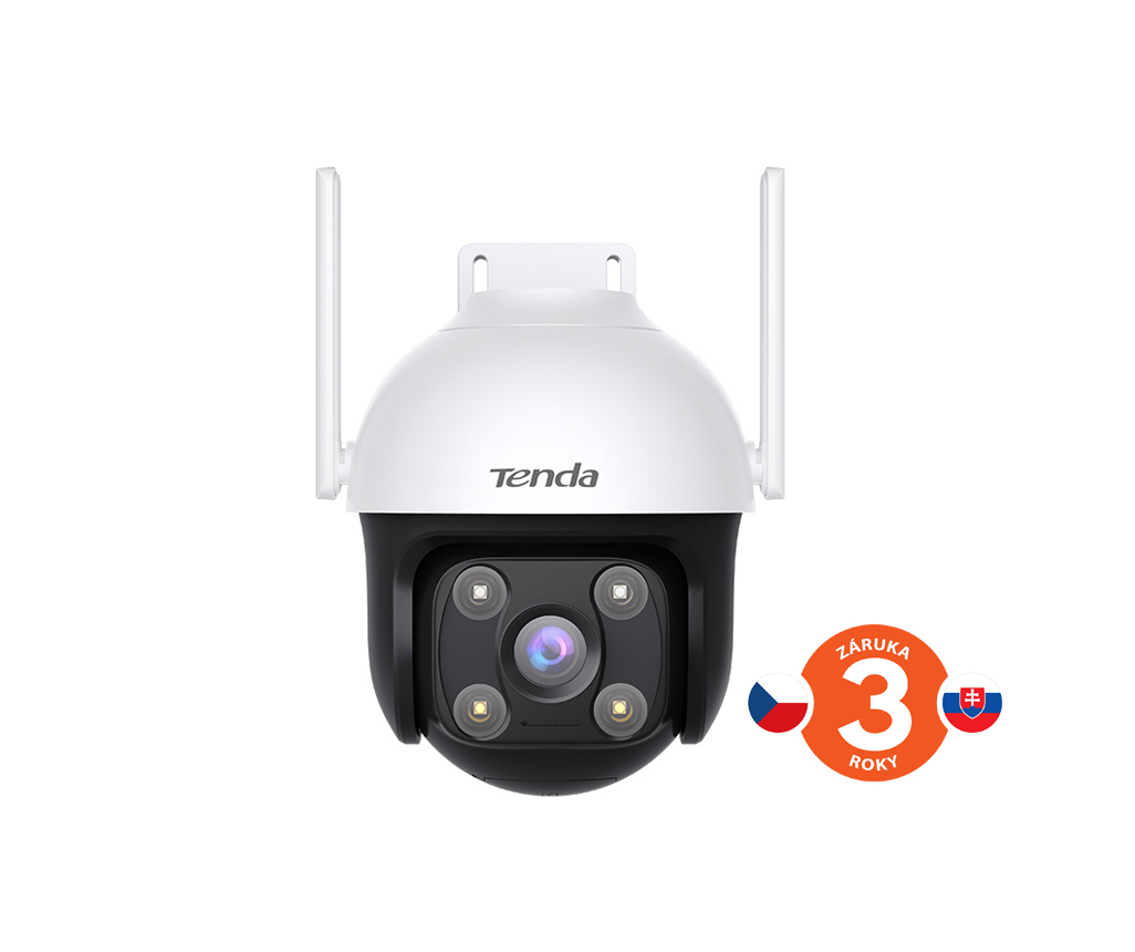 Tenda RH7-WCA - Venkovní otočná IP65 Wi-Fi 4MPx kamera, noční LED, audio, detekce pohybu, CZ app 