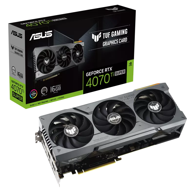 ASUS TUF GeForce RTX 4070 Ti SUPER/ Gaming/ 16GB/ GDDR6x 