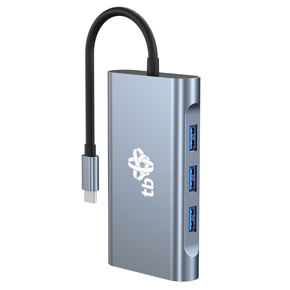 TB Touch USB C 8v1 - HDMI 2x, USB, VGA, RJ45, PD 