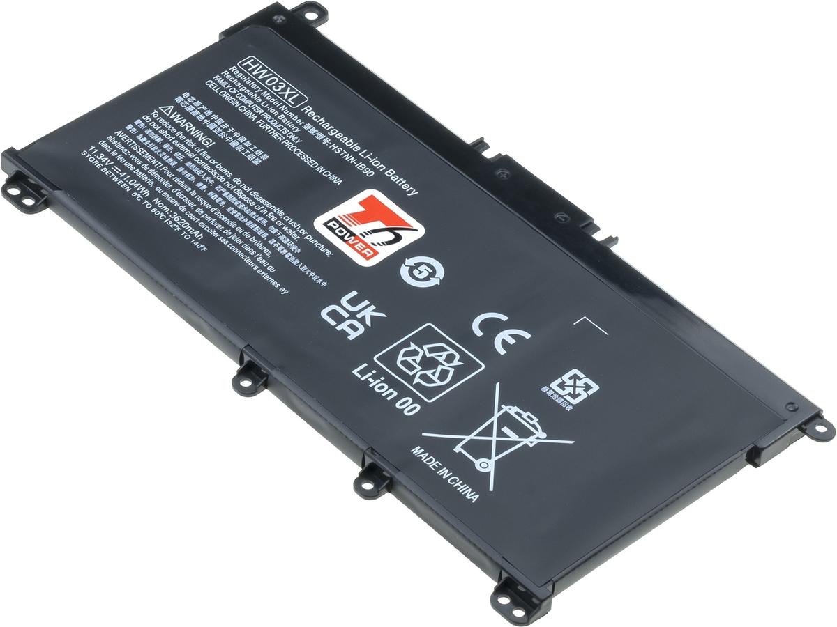 Batéria T6 Power pre HP Pavilion 15-eh0000, 15-eg0000, 17-cn0000, 250 G9, 3620mAh, 41Wh, 3cell