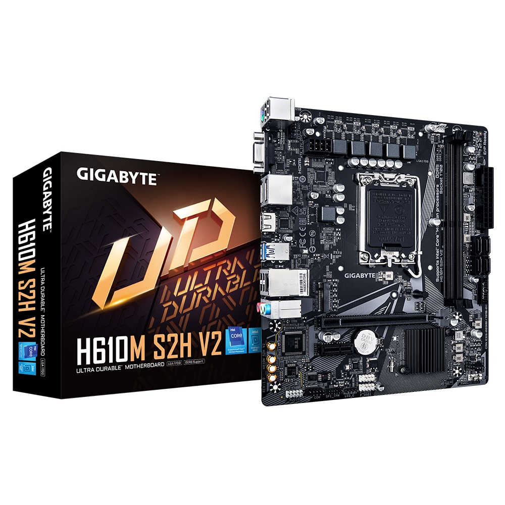 GIGABYTE H610 S2H V2/ LGA 1700/ mATX 