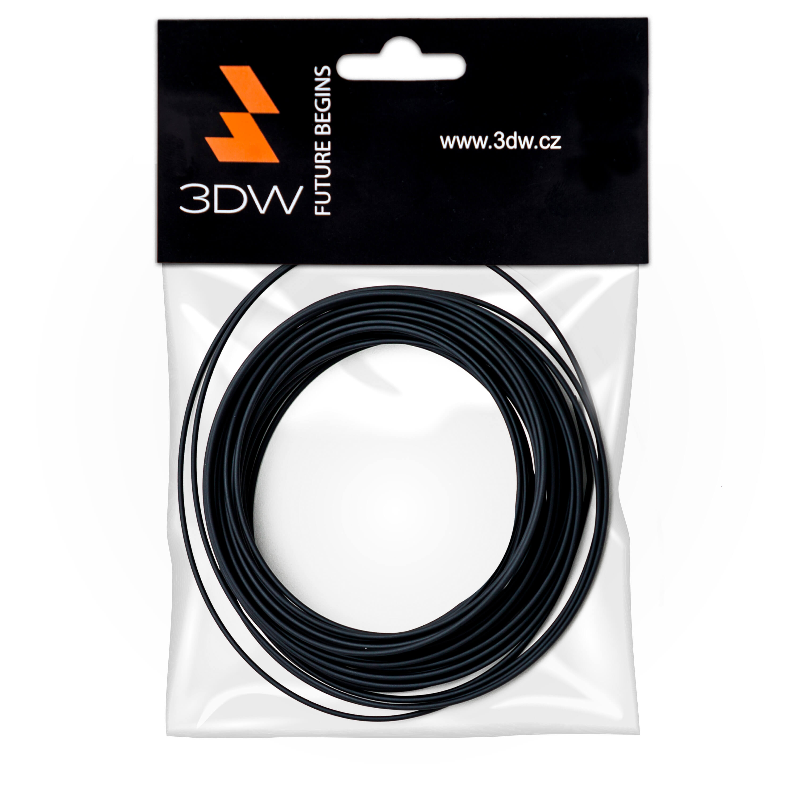 3DW - ABS filament 1, 75mm čierna, 10m, tlač 220-250°C