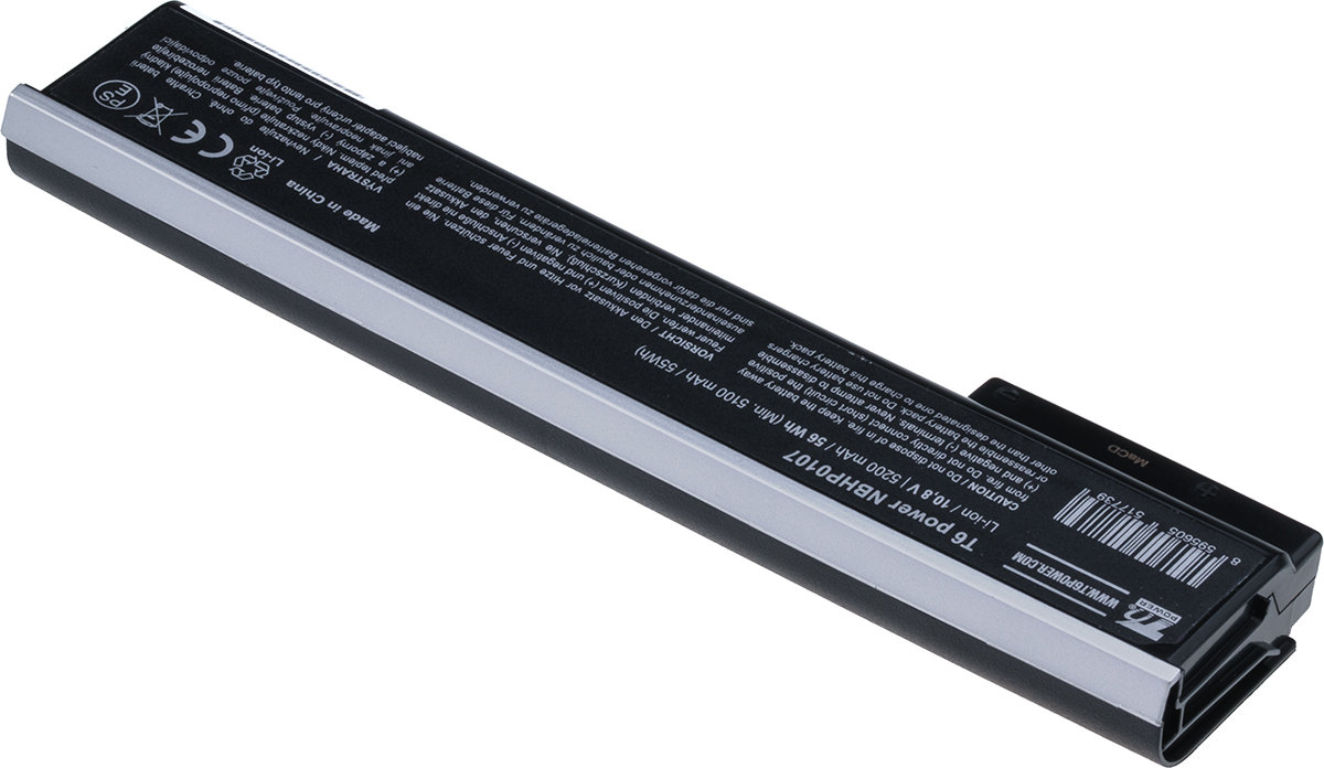 Batéria T6 Power HP ProBook 640 G1, 645 G1, 650 G1, 655 G1, 5200mAh, 56Wh, 6cell 