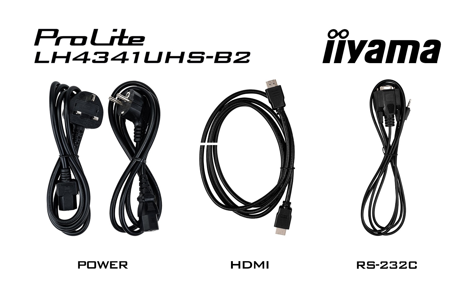 43" iiyama LH4341UHS-B2: IPS, 4K UHD, 500cd, repro 