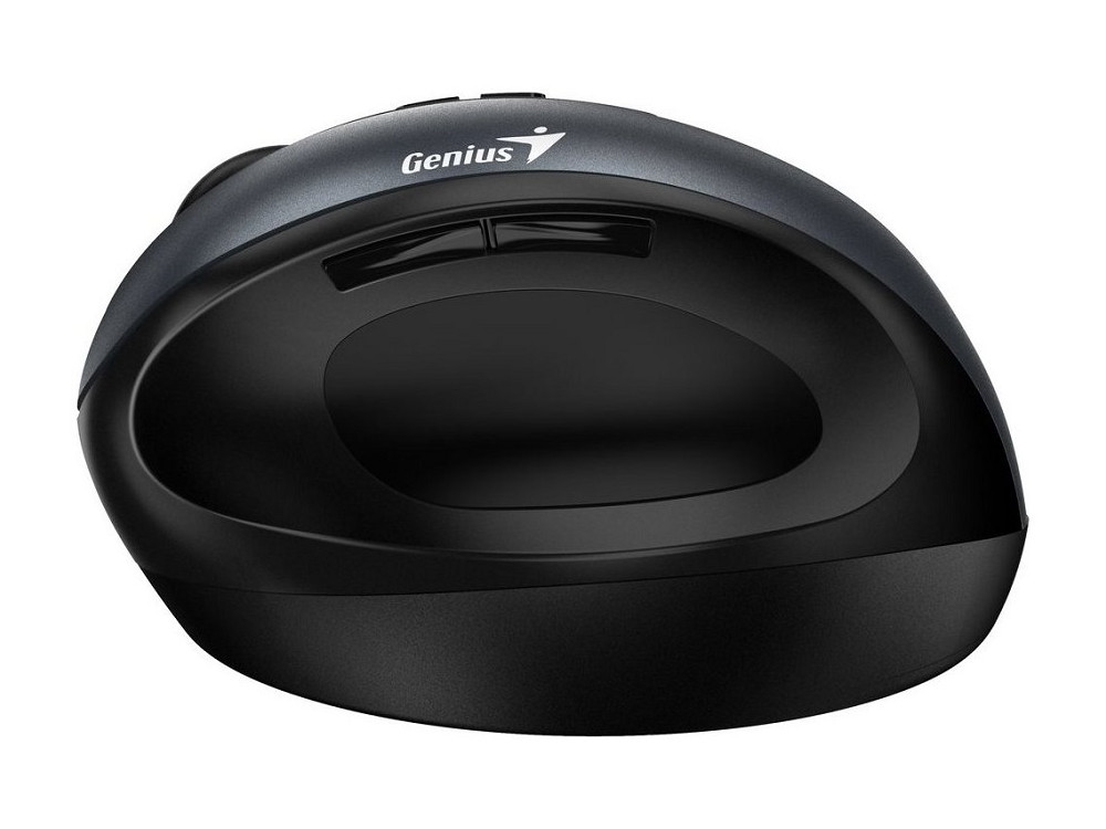 Genius Ergo 8300S/ Vertikálna/ Optická/ Pre pravákov/ 1 600 DPI/ Bezdrôtová USB/ Čierna-šedá 