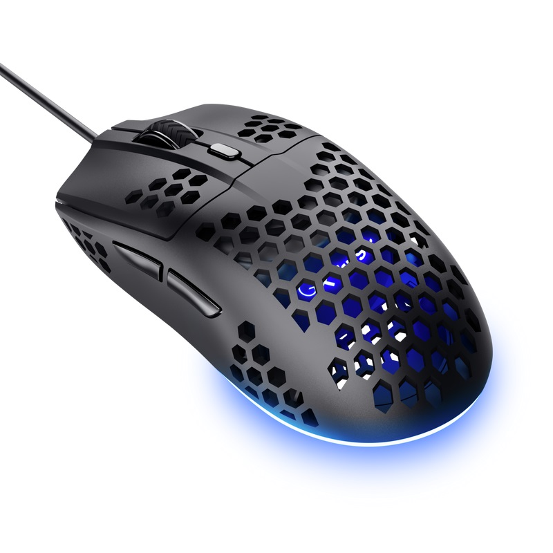 Trust Gaming GXT 928 Helox/ Herná/ Optická/ Pre pravákov/ 6 400 DPI/ Drôtová USB/ Čierna 