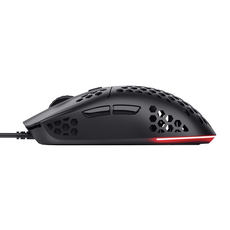Trust Gaming GXT 928 Helox/ Herná/ Optická/ Pre pravákov/ 6 400 DPI/ Drôtová USB/ Čierna 