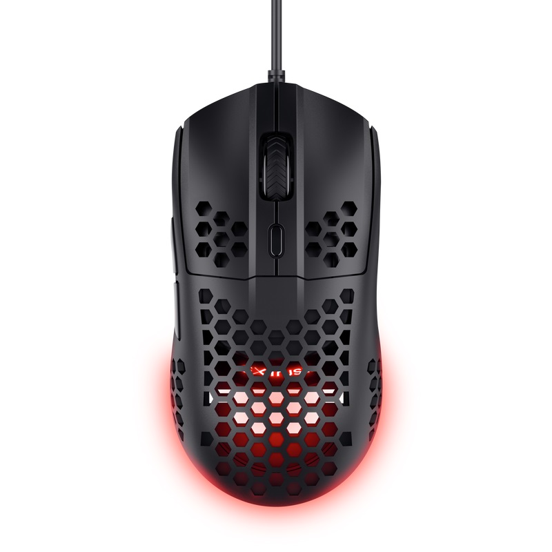 Trust Gaming GXT 928 Helox/ Herná/ Optická/ Pre pravákov/ 6 400 DPI/ Drôtová USB/ Čierna